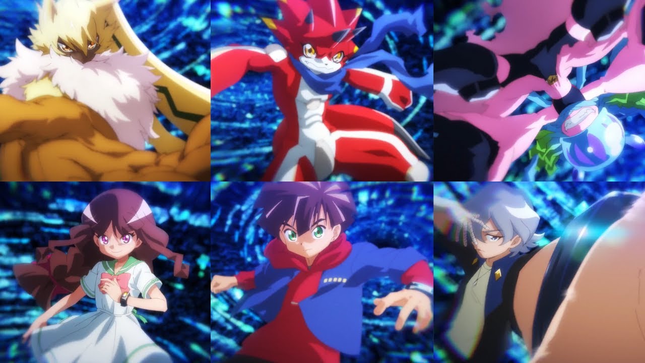Digimon Ghost Game: All Main Character First Perfect Evolution Scene at The Same Time