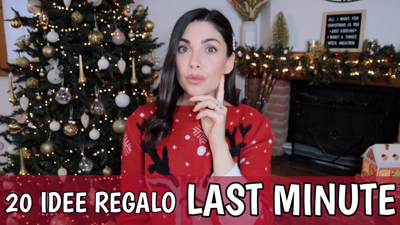 20 IDEE REGALO per NATALE LAST MINUTE