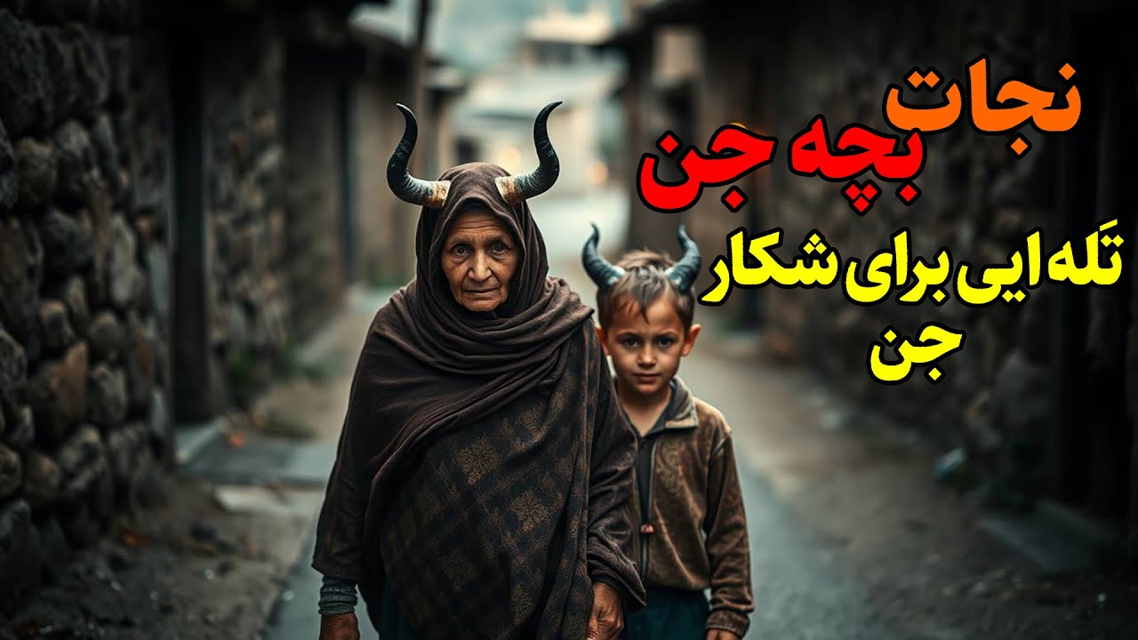 داستان ترسناک:نجات بچه جن(تله ایی برای شکار اجنه)
