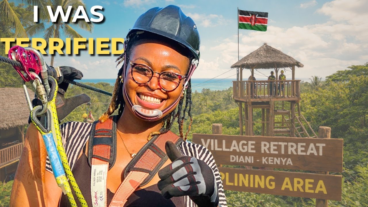 I Almost Didn’t Pass 😱 | Ziplining in Diani, Kenya (My Final Day) | EP. 9