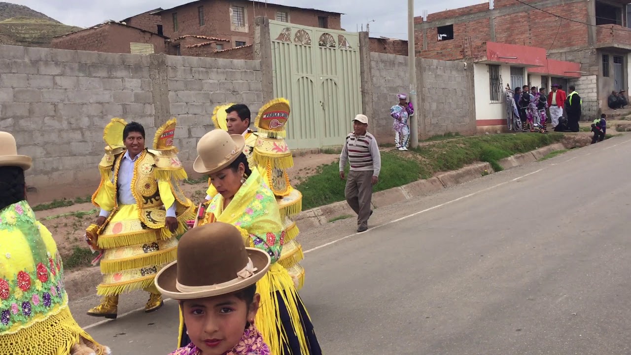 Traditional dance festival in the South of Peru