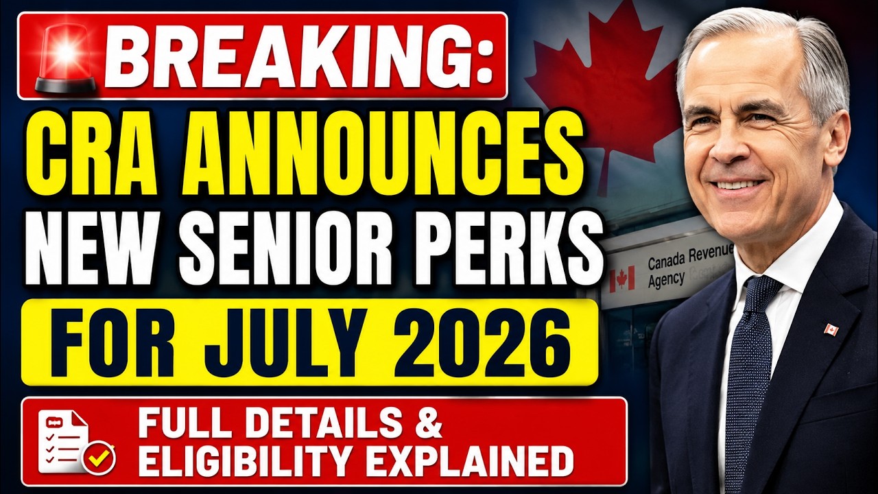 🚨 Canada Seniors Update: CRA Announces New July 2026 Benefits & Tax Relief Explained 🇨🇦💰