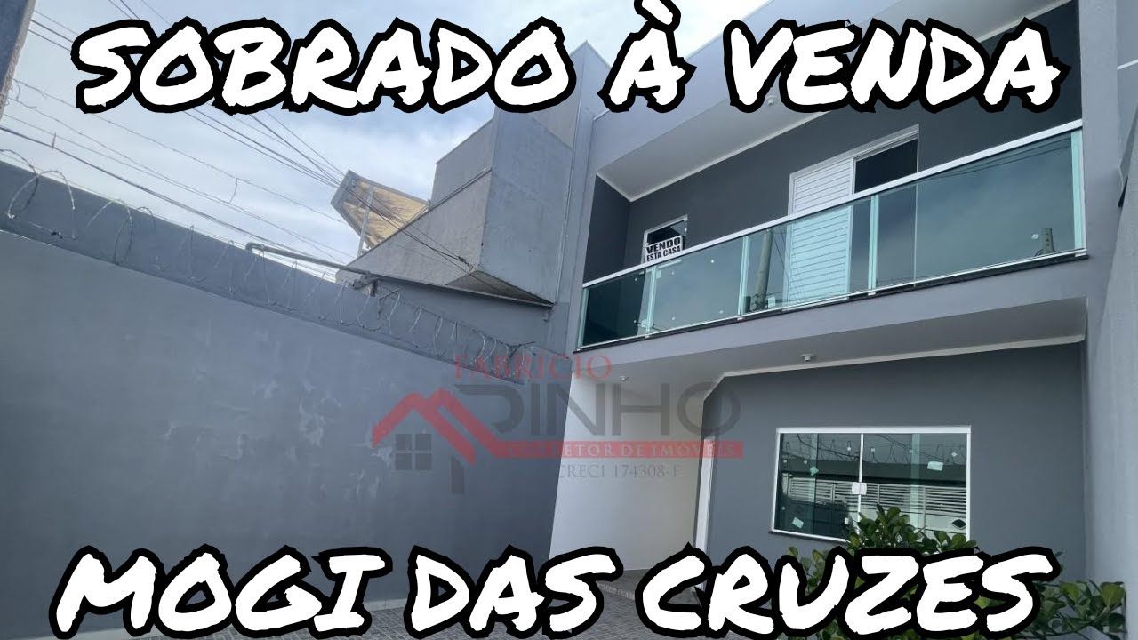 SOBRADO PERFEITO PARA SUA FAMÍLIA – LOTEAMENTO ALVORADA EM MOGI DAS CRUZES