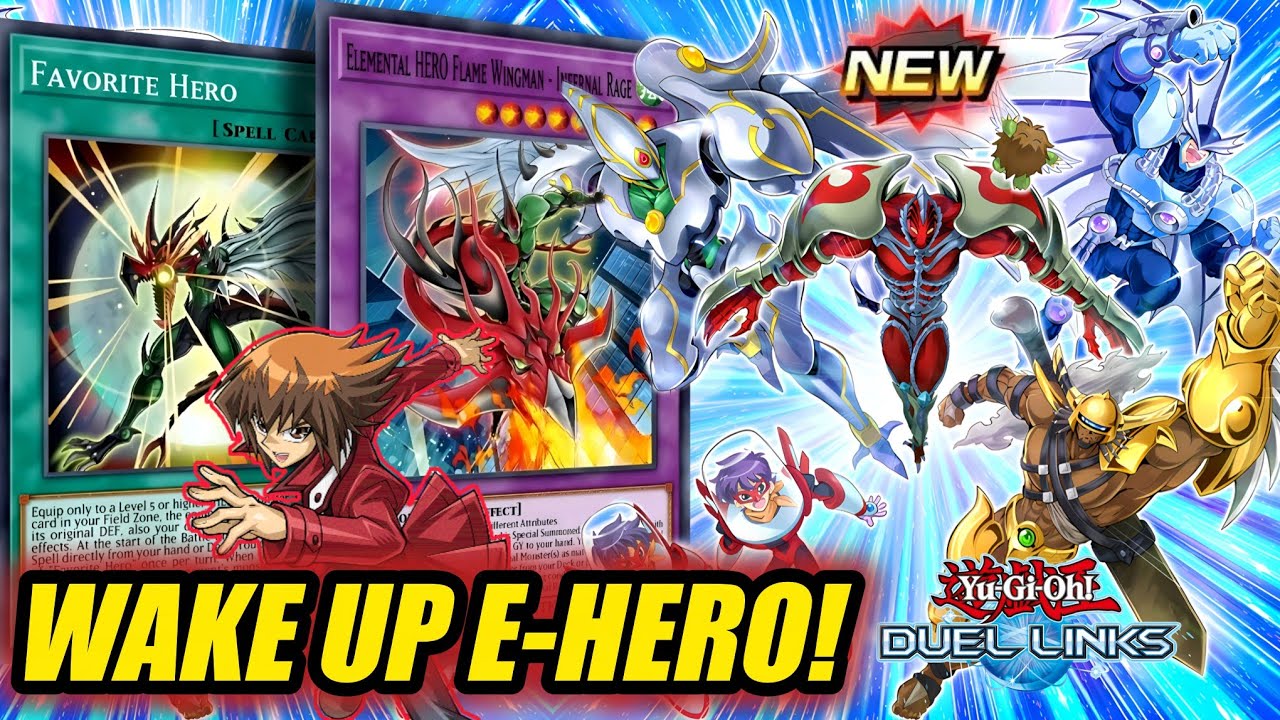 10-0! WAKE UP! ELEMENTAL HEROes are BACK! NEW Support from NEW MINI BOX [Yu-Gi-Oh! Duel Links]