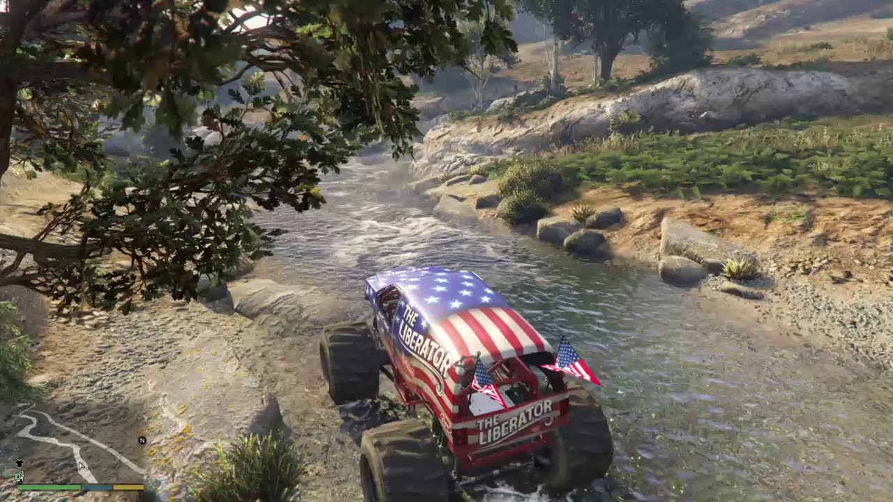 Monster Truck vs Water - GTA V