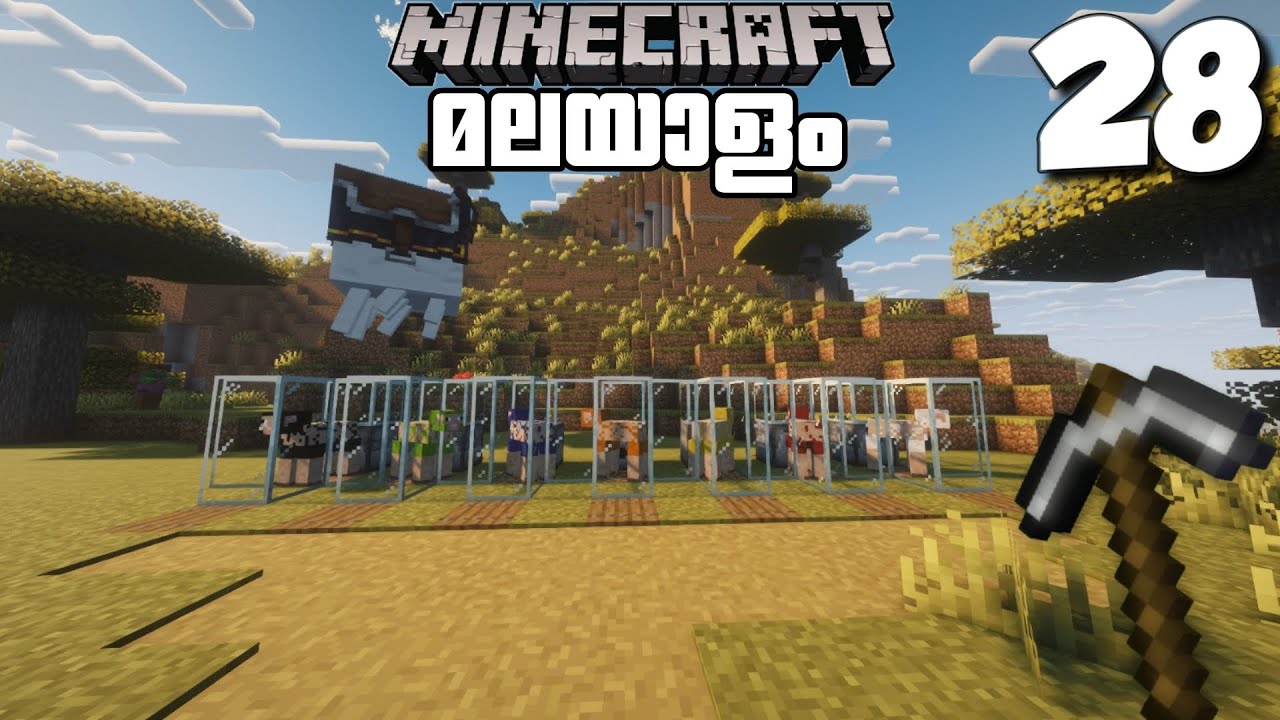 BL:28 ഞാൻ WOOL FARM ഉണ്ടാക്കി, I BUILT A AUTOMATIC WOOL FARM!!!!