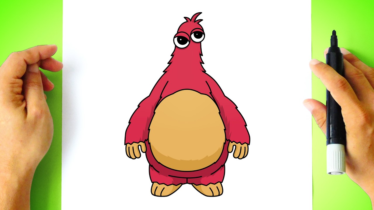Como DESENHAR o CHUM CHOMPKINS - Cómo DIBUJAR a CHUM CHOMPKINS - Poppy Playtime Chapter 5