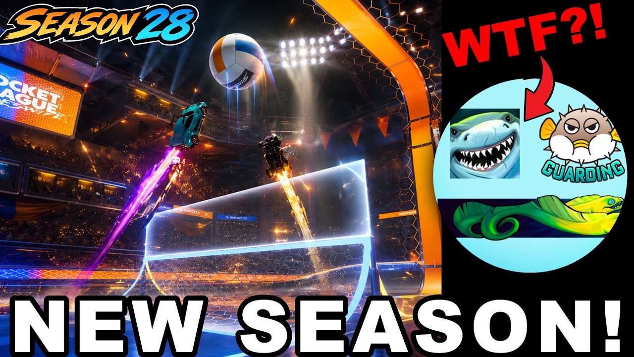 Обновление 28-го сезона Rocket League Sideswipe || НАГРАДЫ 28-го сезона ПОДТВЕРЖДЕНЫ: волейбол и ...