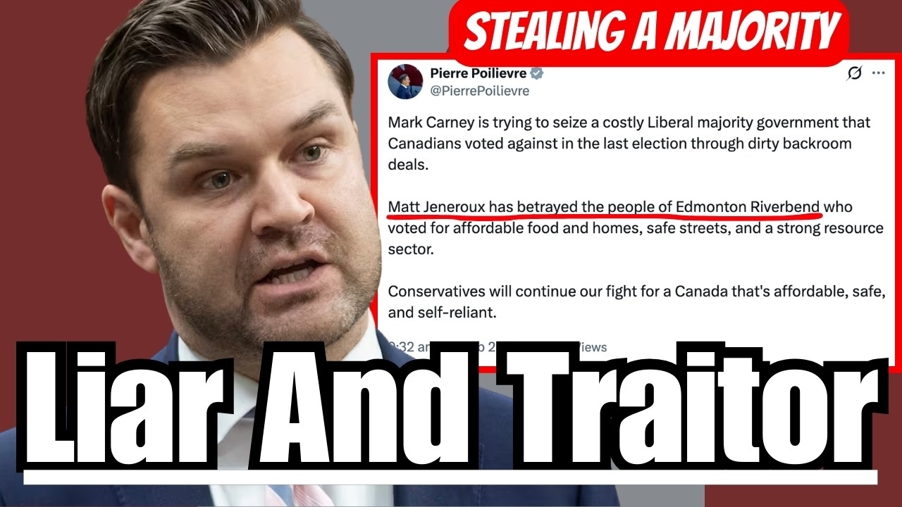 Matt Jeneroux crosses to Liberals - Breaking his word not to cross!
