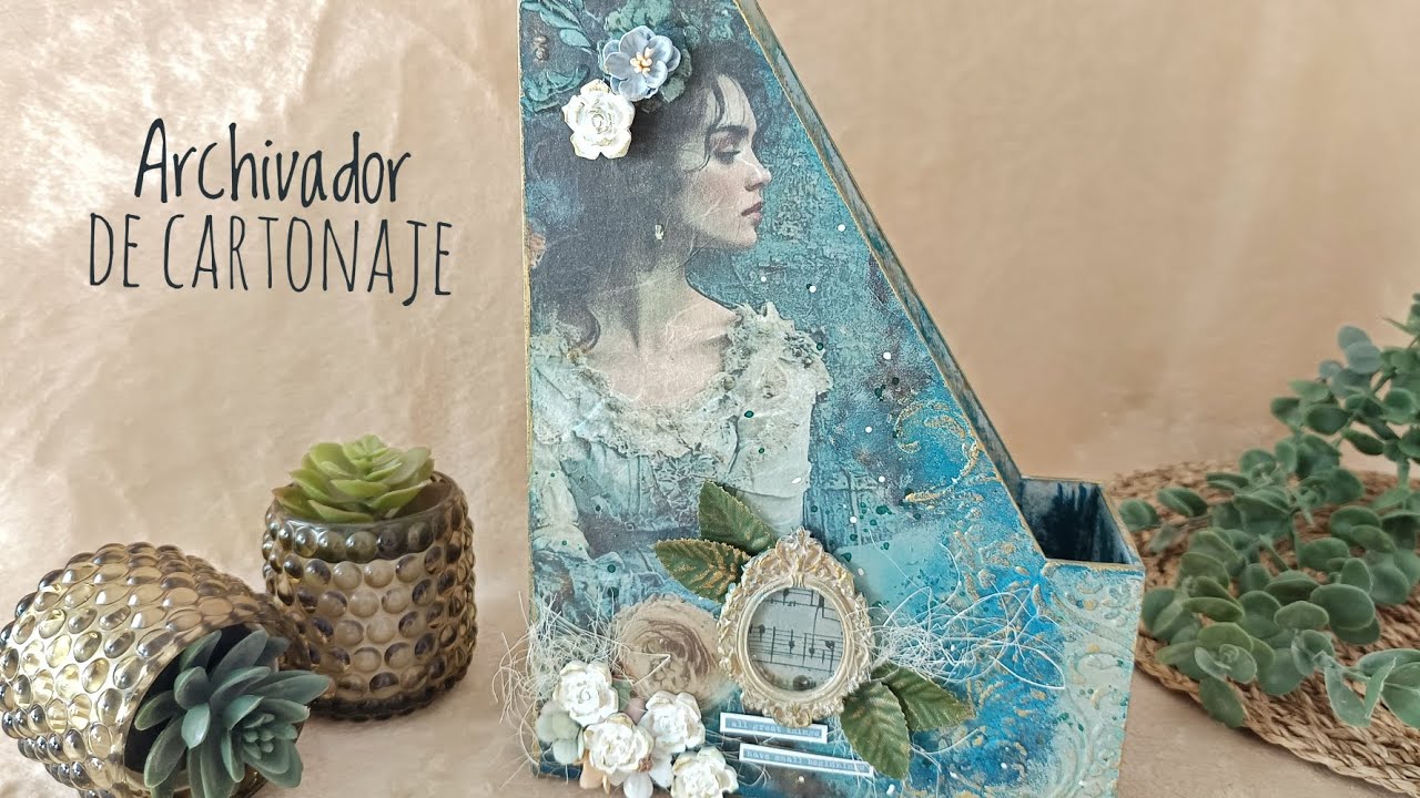 Archivador de cartonaje, proyecto DT de DobleAAtelier