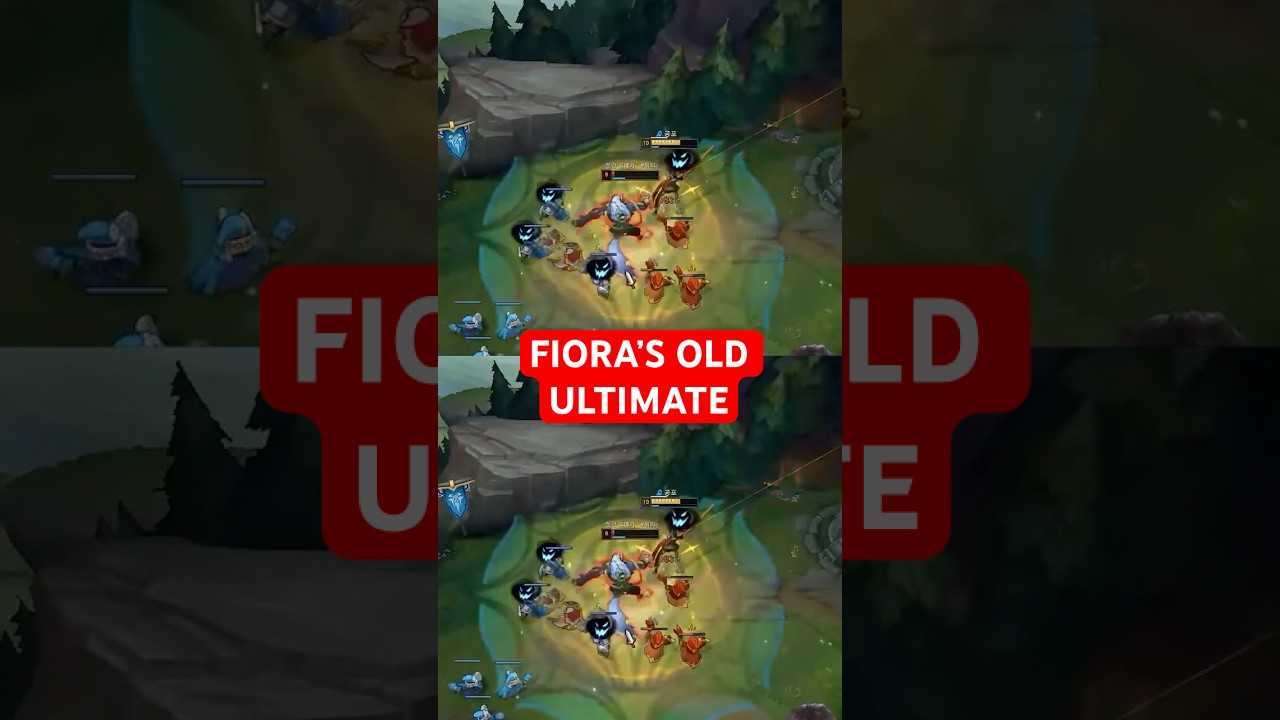 FIORA'S OLD ULTIMATE WAS BROKEN!!!  #leagueoflegends