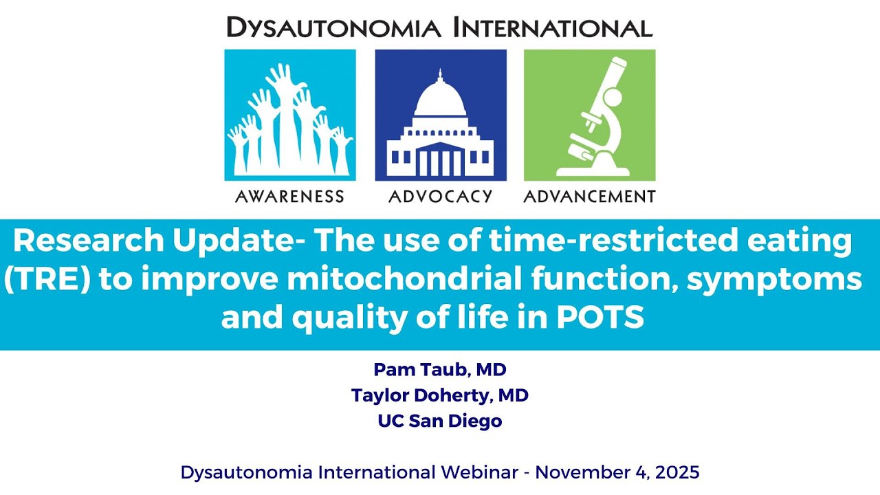 Webinar: Research Update the use of Time  Restricted Eating