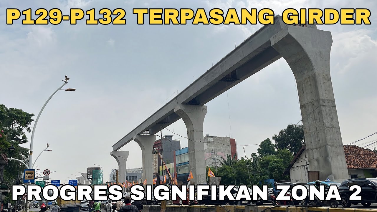 Update Pembangunan Jalur LRT Jakarta Fase 1B Velodrome-Manggarai Zona 2 (6 Januari 2026) 