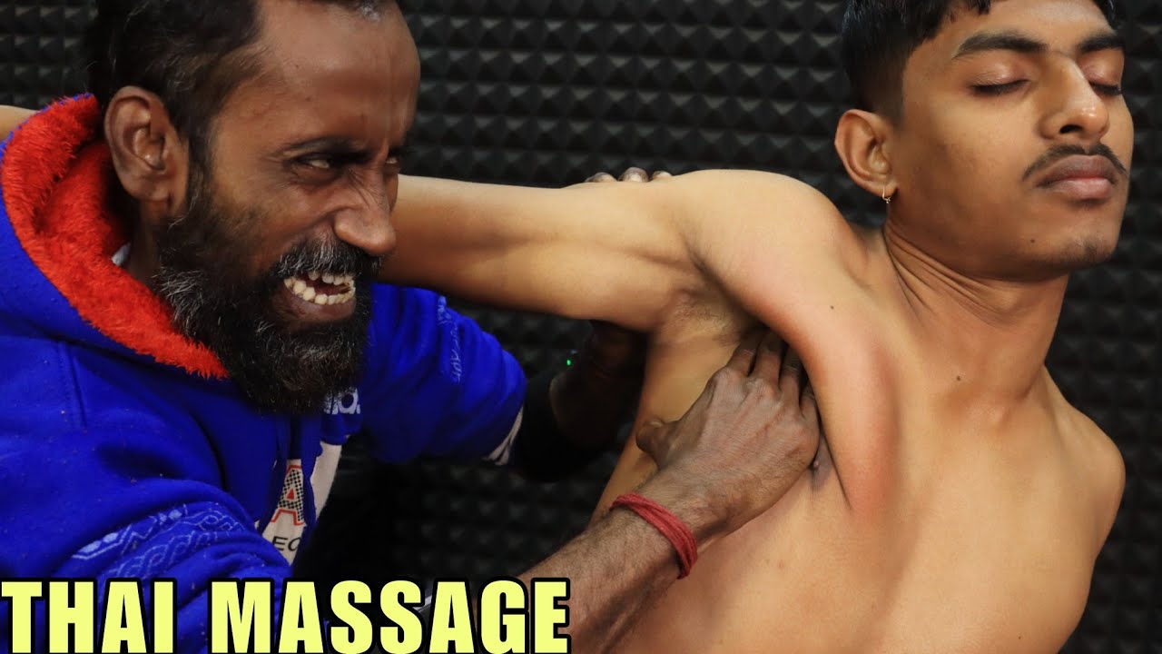 Master Tapas Special Massage Therapy | Head Massage & Neck Cracking | Belly Massage & Belly Cracking