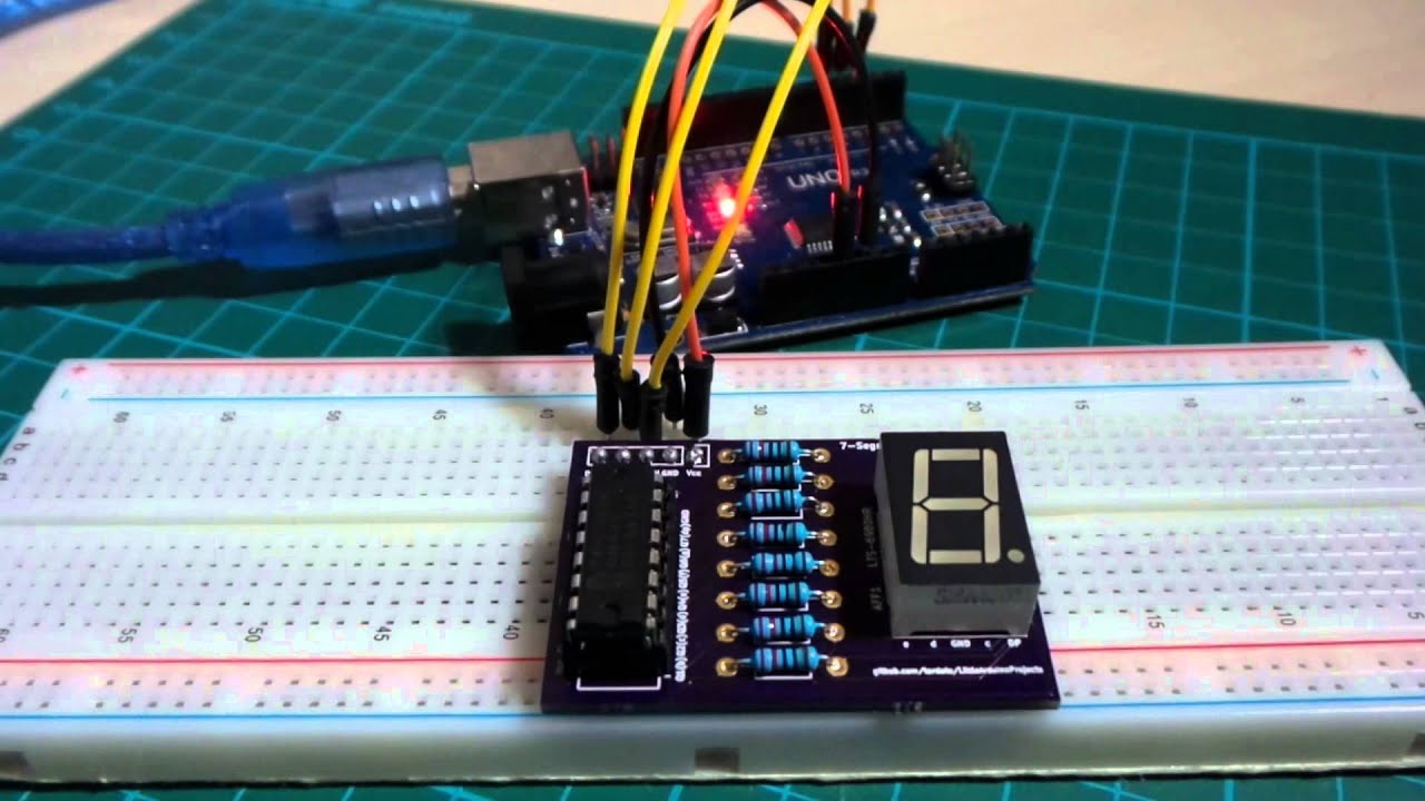 a 7-segment LED PCB made at OSH Park LEAP#178