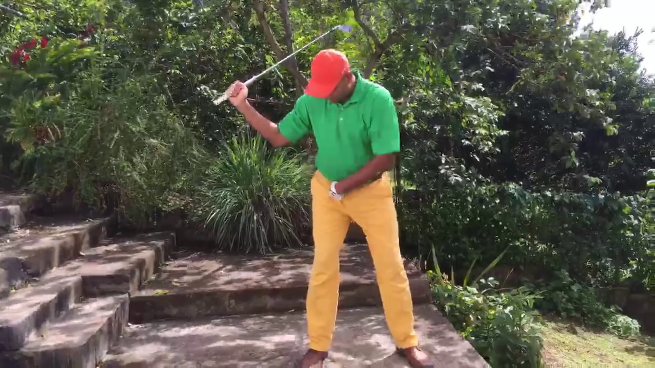 Right elbow downswing: 32 of 100 Masters
