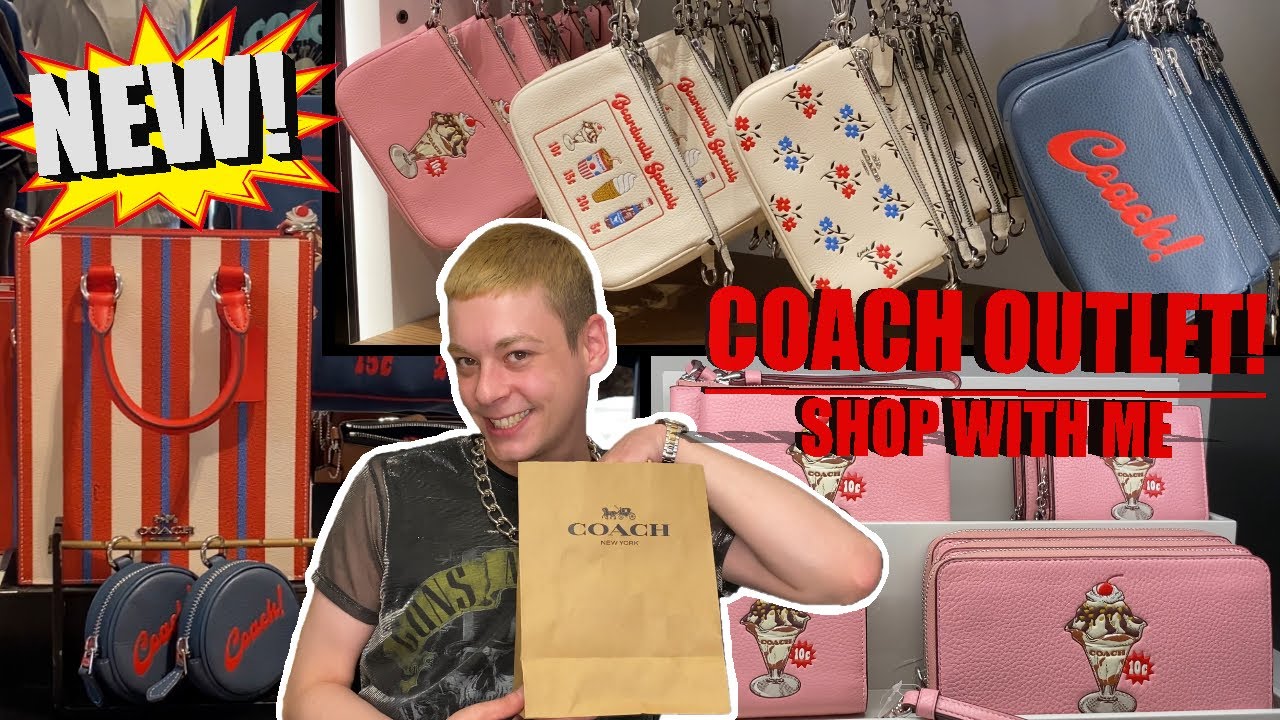 NEW Coach Outlet Ice Cream Boardwalk Collection And Mini Haul! *Coach Outlet Shop With Me*