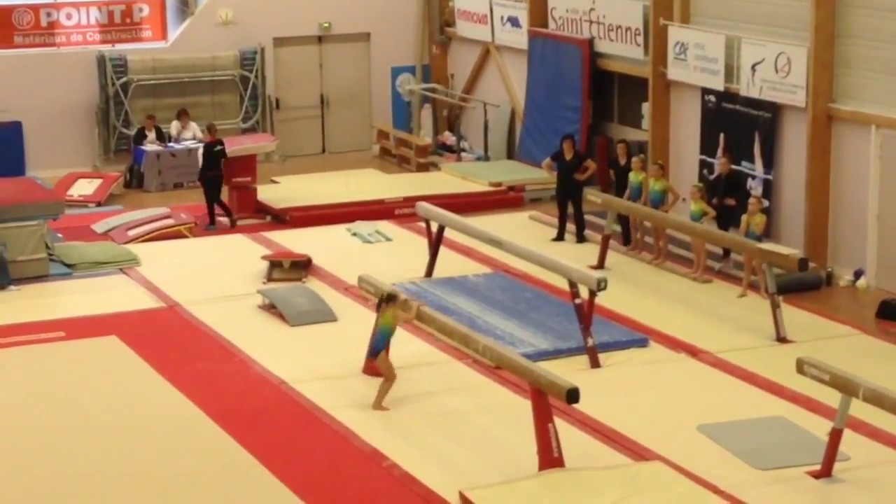Candice (2010) Gymnastique GAF Revue d'effectif régionale 2018 Saint-Etienne