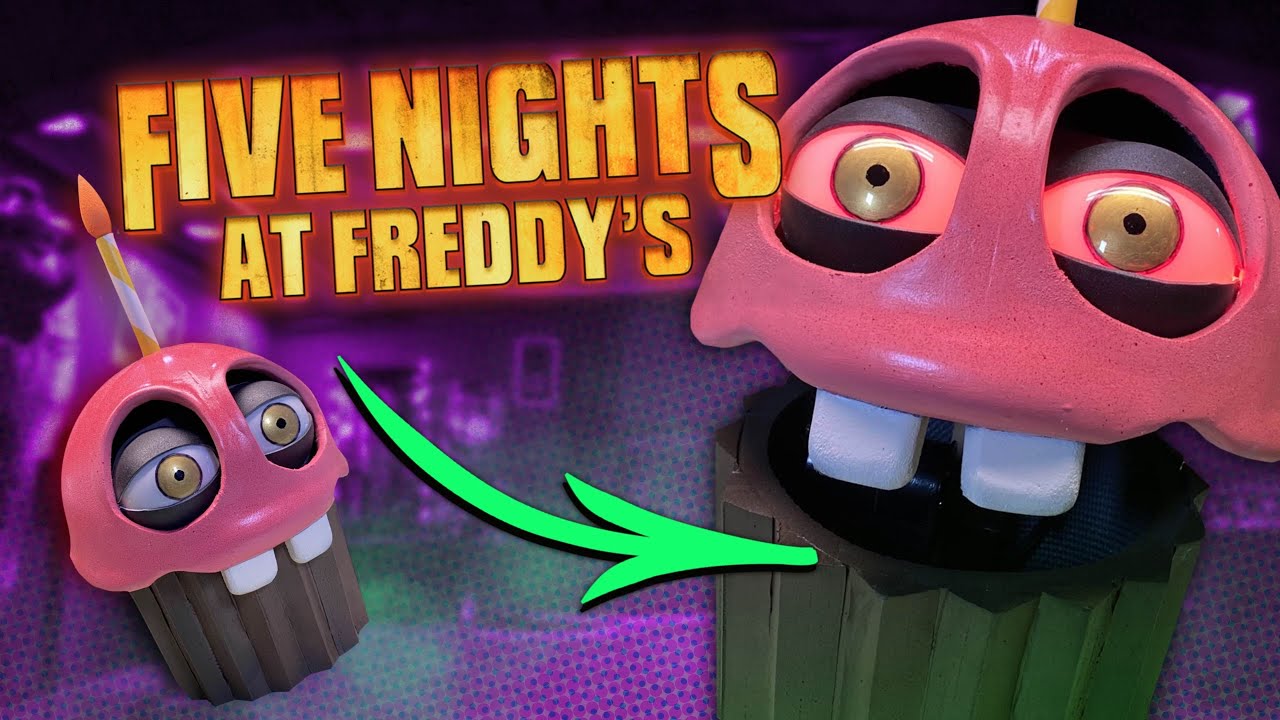 How to make the CUPCAKE from the FNAF MOVIE! | ANIMATRONIC |