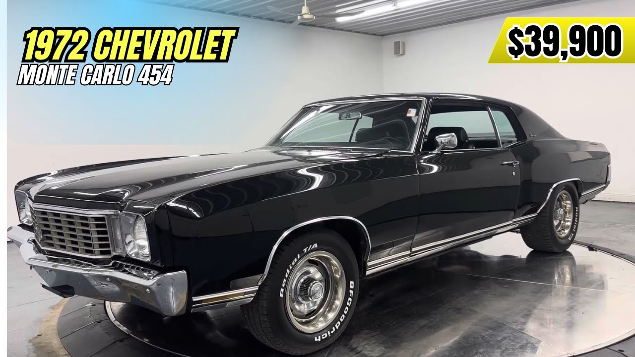 1972 Chevrolet Monte Carlo 454 | Classic Muscle Car with 400 Turbo | For Sale $39,900