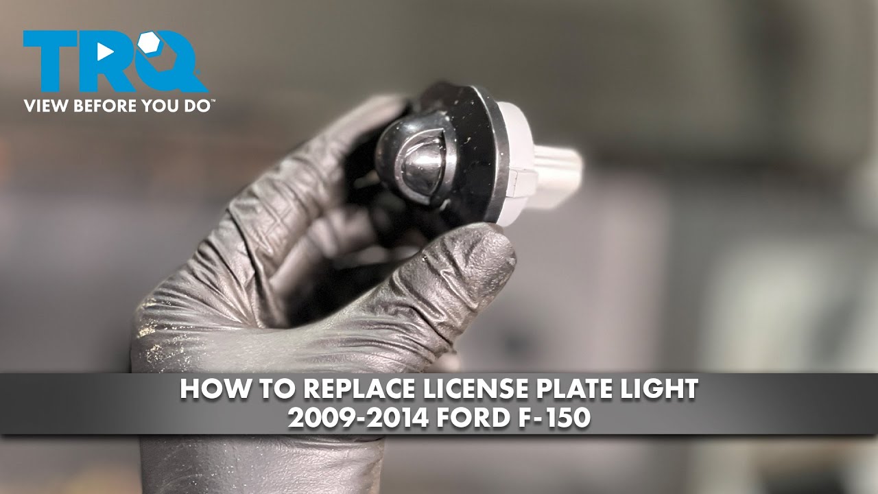 How to Replace License Plate Light 2009-2014 Ford F-150