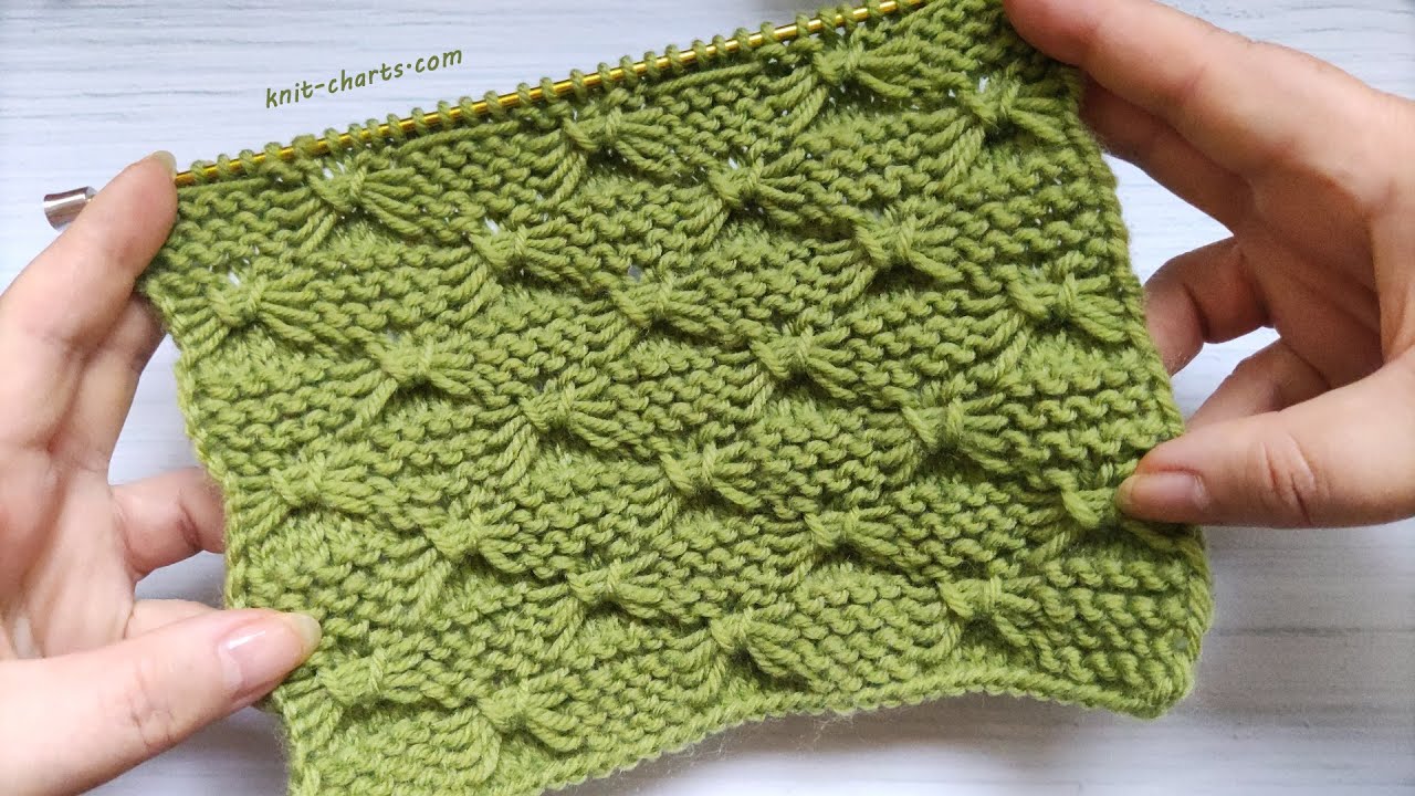 Fancy Stitch Knitting Pattern | Fantasiemuster stricken | Punto fantasia ai ferri | Punto fantas&iacute;a