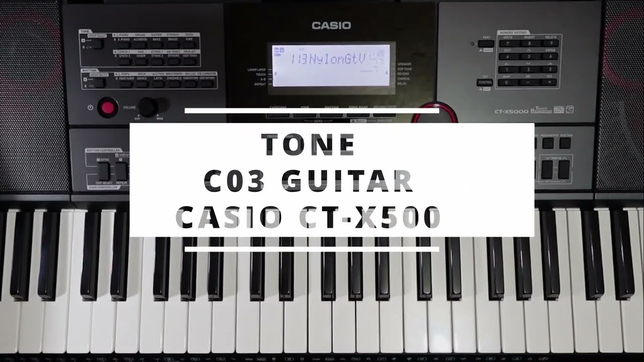 TONE GUITAR CASIO CT X5000 2023
