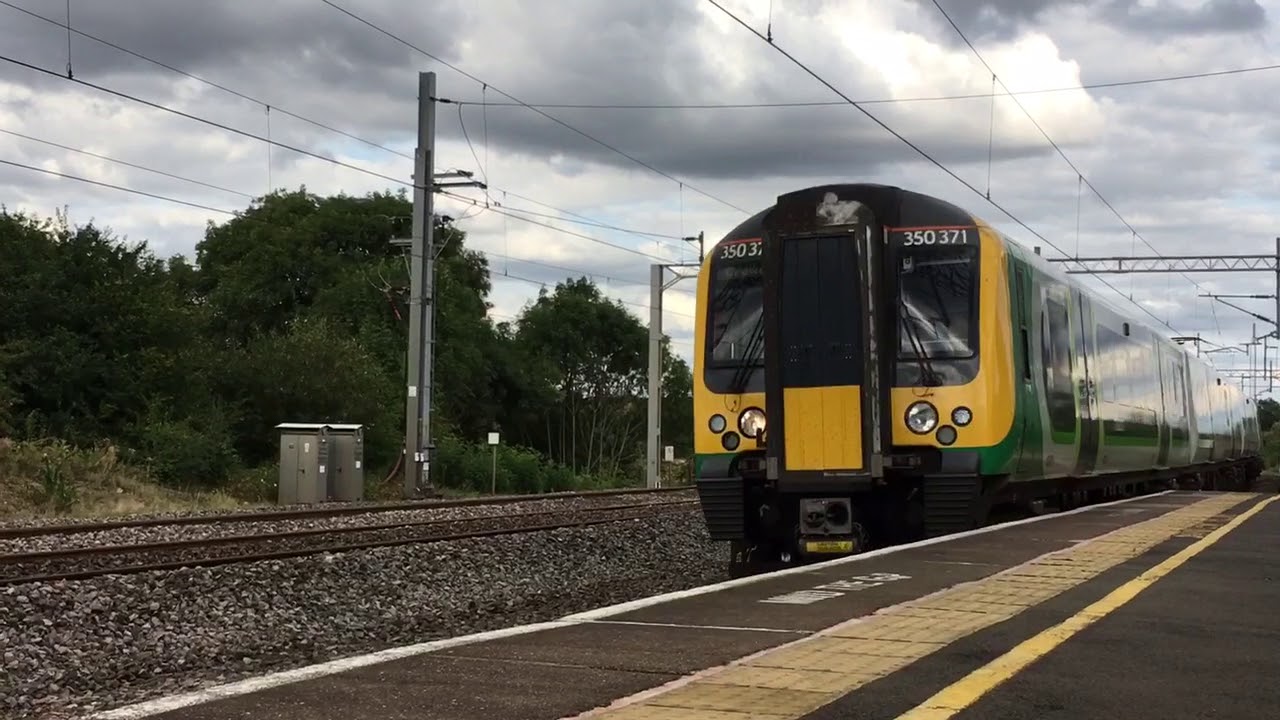 London Midland 350371 At Tamworth From London Euston To Crewe