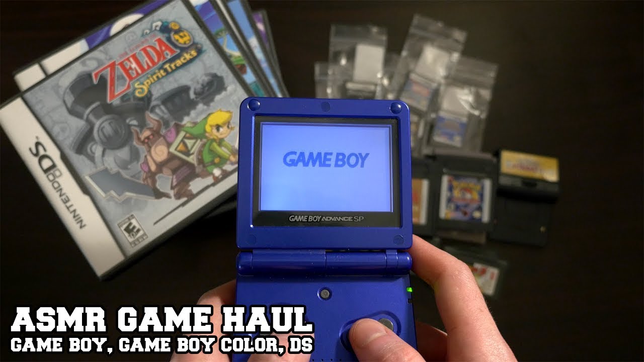 ASMR Game Haul - Gameboy, Gameboy Color, Nintendo DS (Soft Spoken)