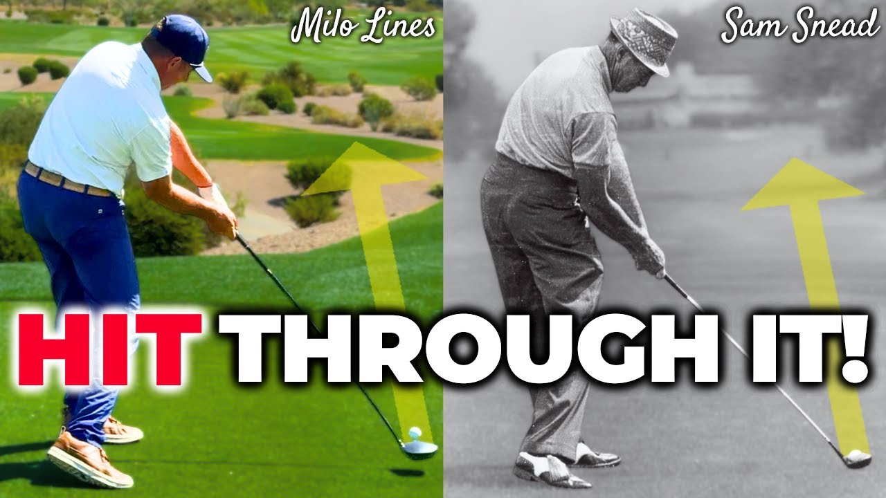 PLEASE Stop Hitting At The Golf Ball! (Sam Snead Says Hit Through It Like This)