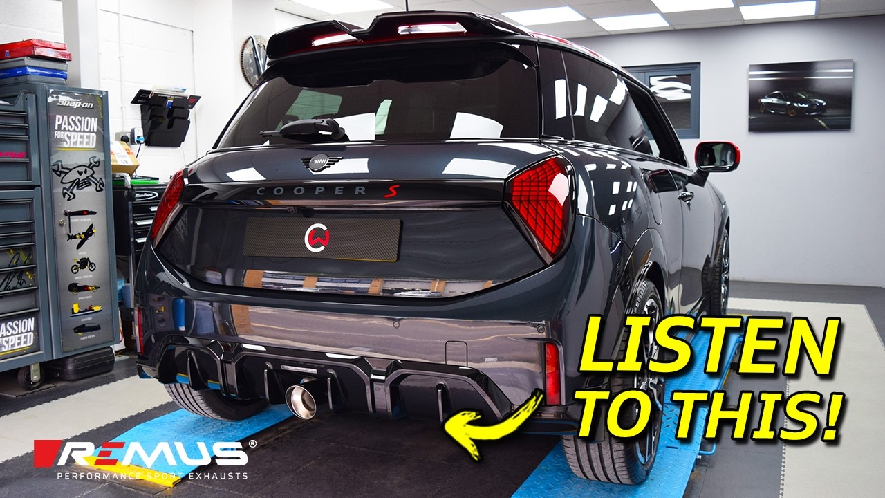 Mini Cooper S F66: Układ wydechowy REMUS! Montaż i dźwięki!