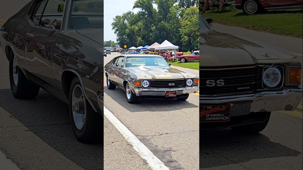 1972 Chevrolet Chevelle SS Classic Car Drive By Engine Sound Cruisin' Hines 2024