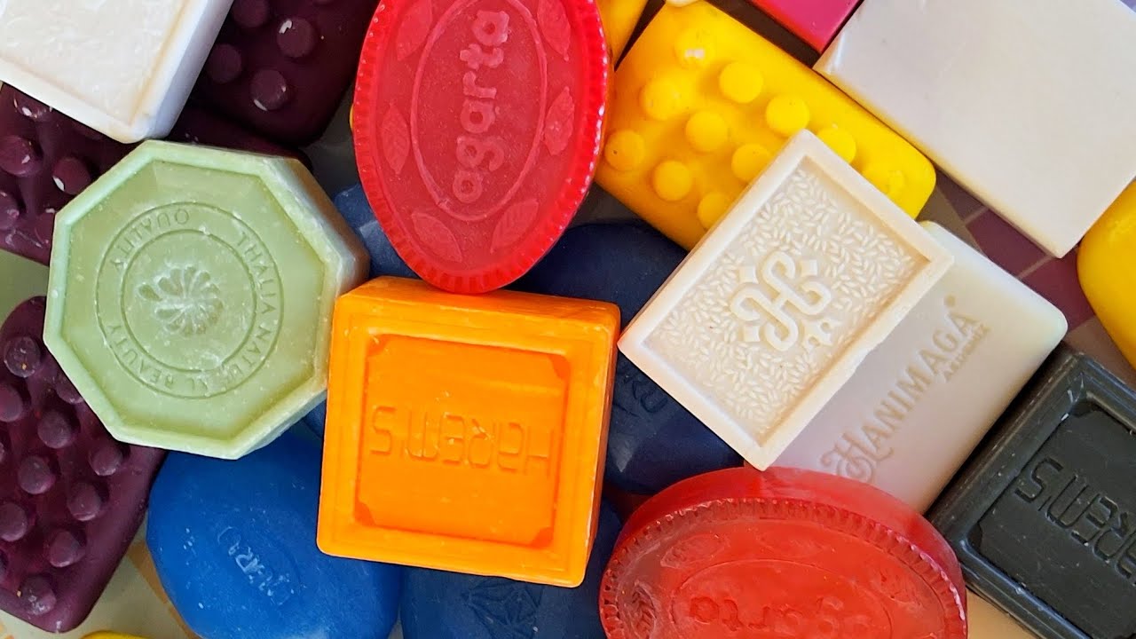 ASMR Soap Opening HAUL No Talking - ASMR tapping - Leisurely Unpacking Soap.81