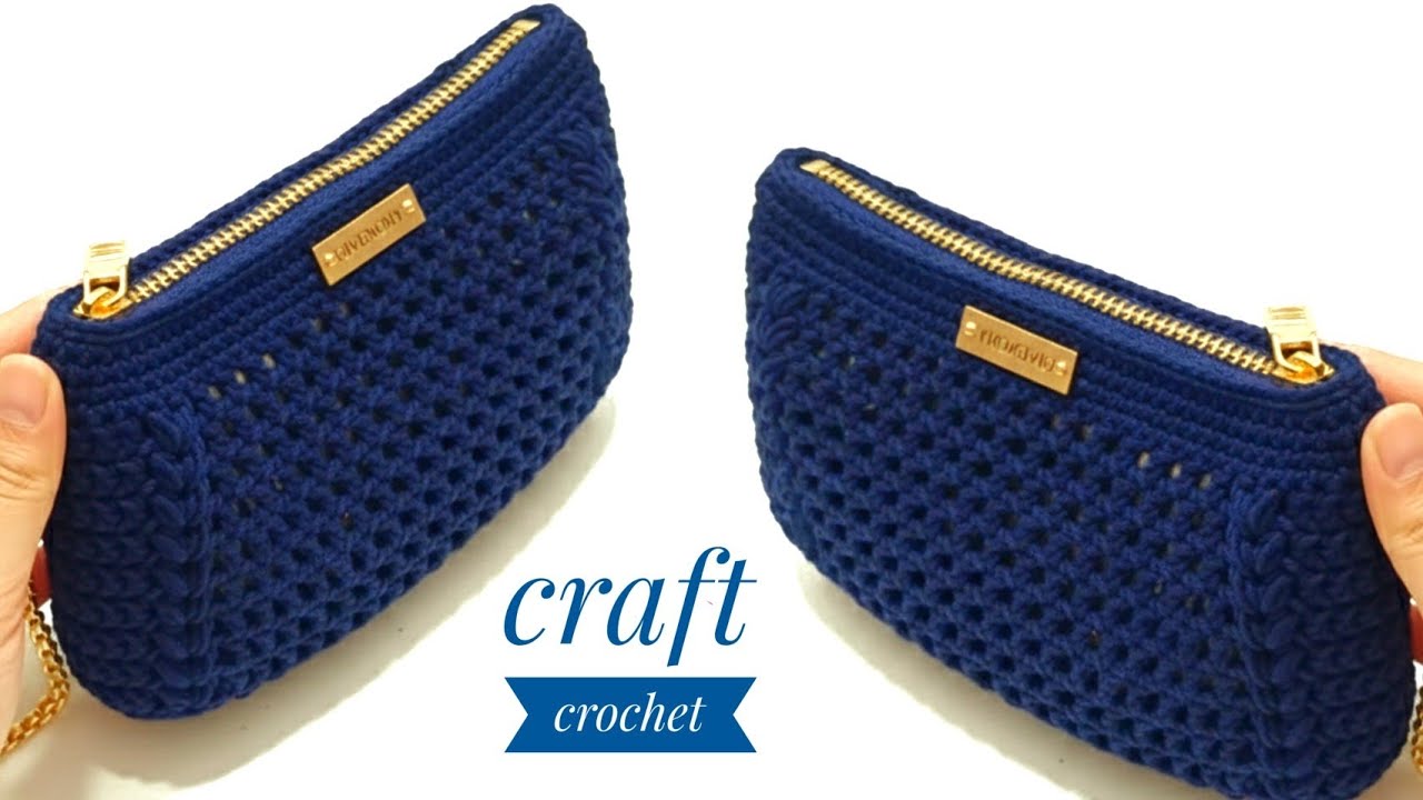 شنطه كروشيه موديل سهل وبسيط bag Crochet 