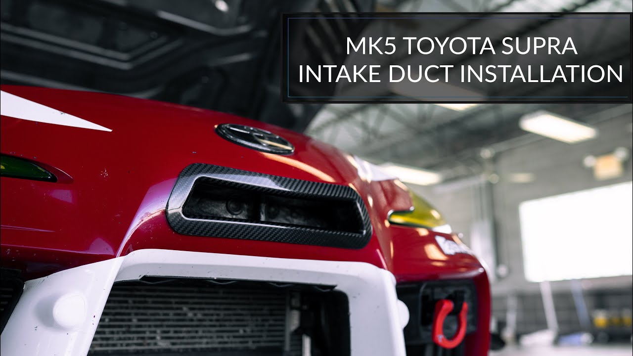 Mk5 Toyota Supra Intake Duct Installation