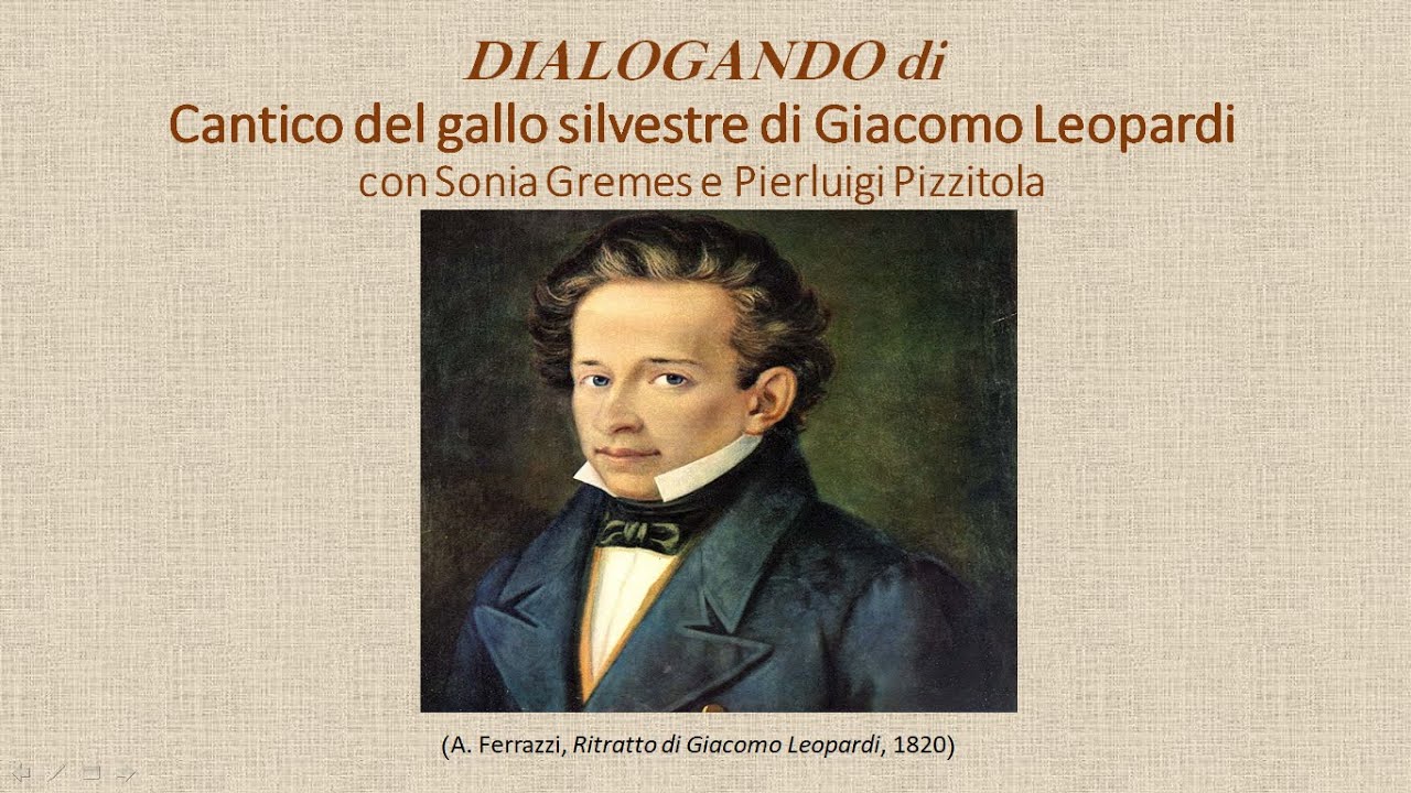 Cantico del gallo silvestre di Leopardi tra Letteratura e Filosofia