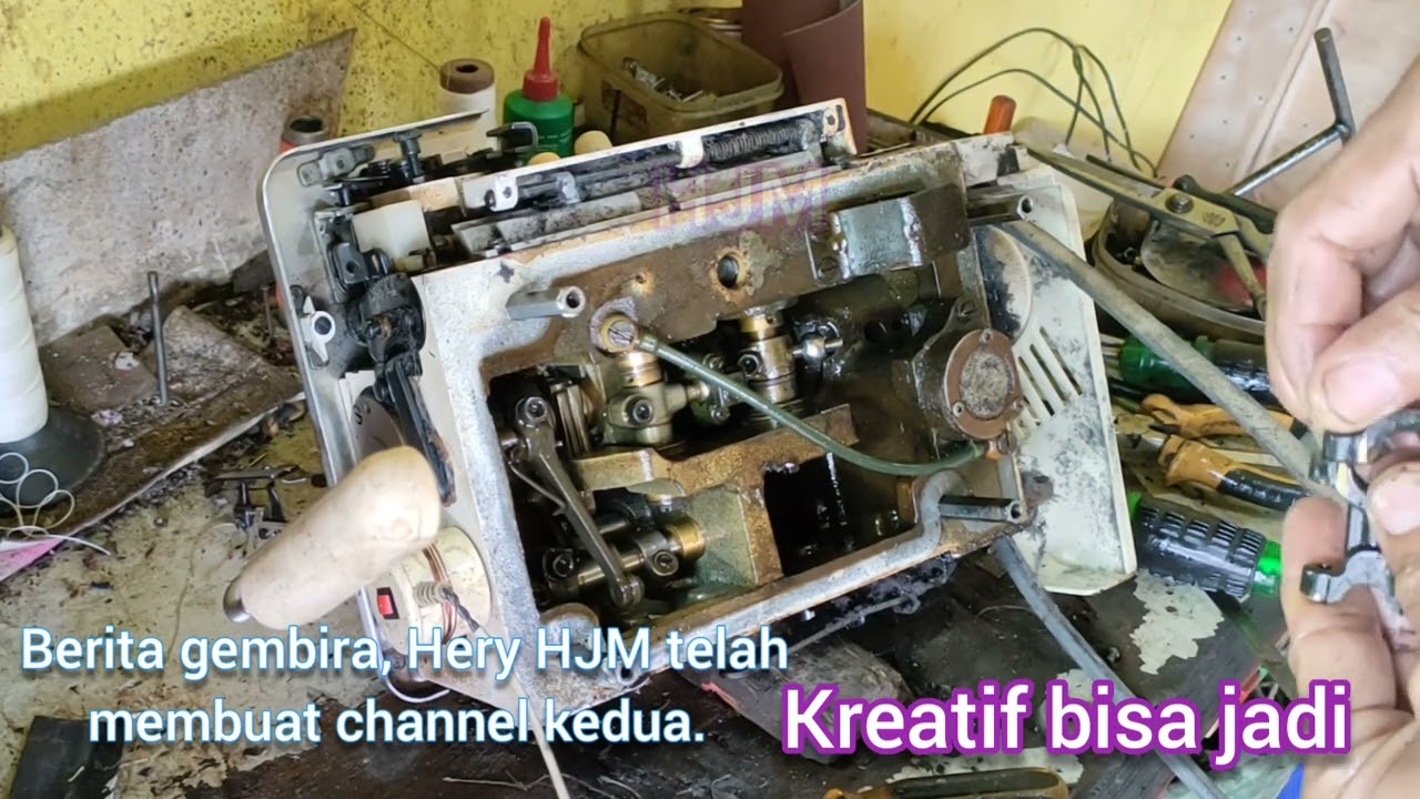 ganti angka 8 mesin obras