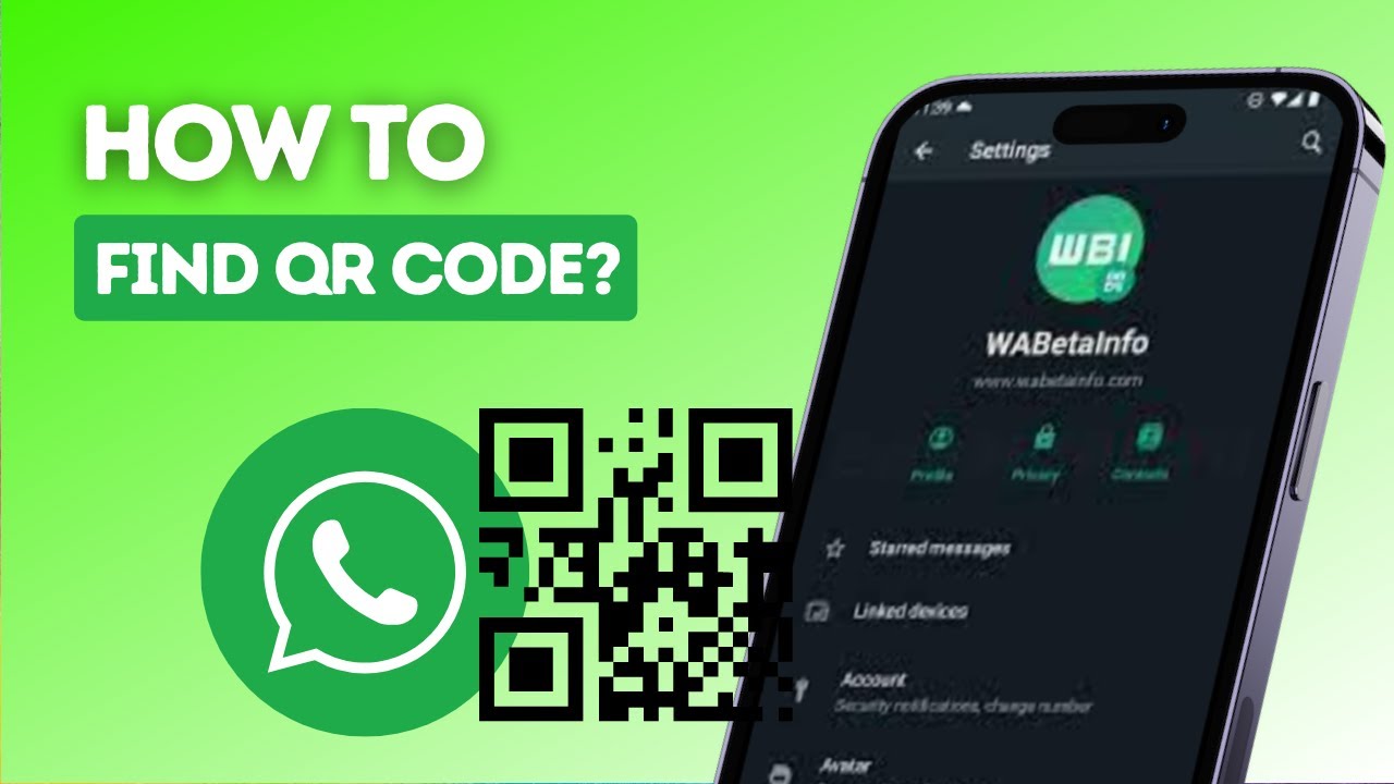 How to find QR code on WhatsApp?