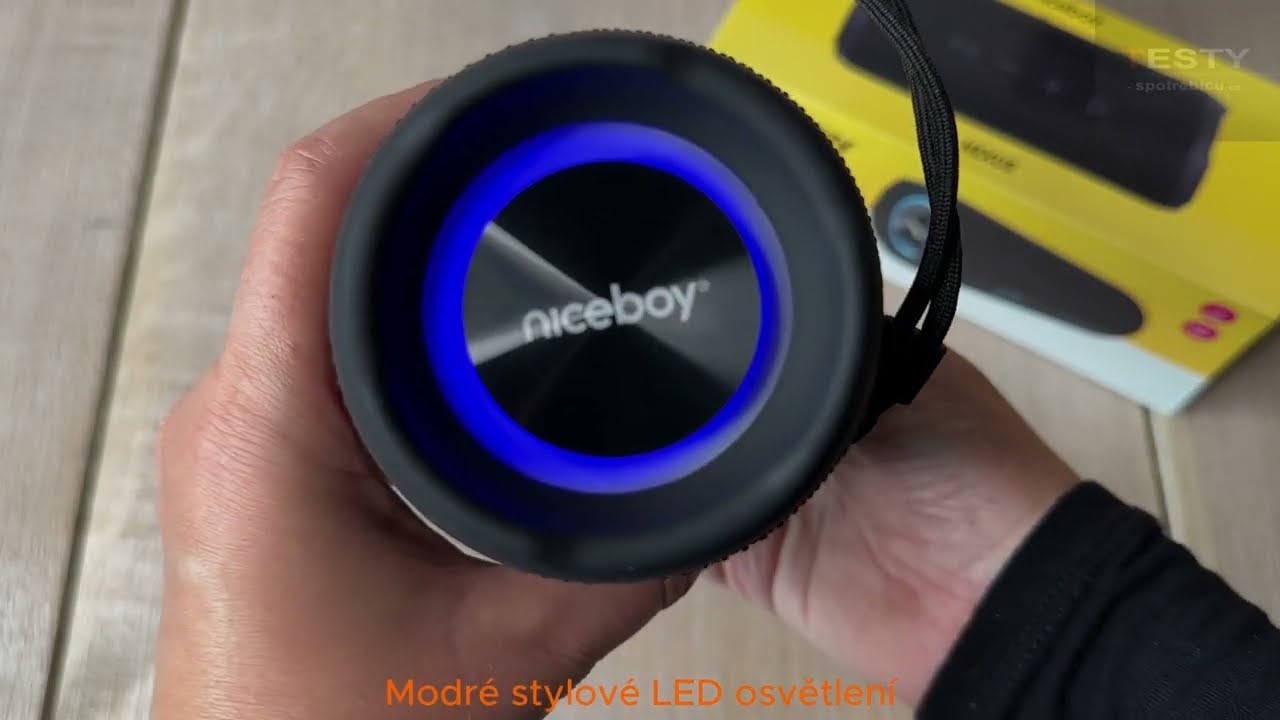 Test, recenze bezdr&aacute;tov&yacute; bluetooth reproduktor Niceboy Nexus
