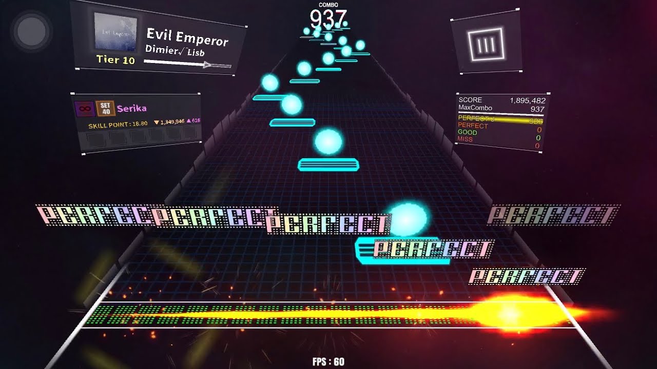 Evil Emperor / Tier 10 / DanceRail3 譜面確認