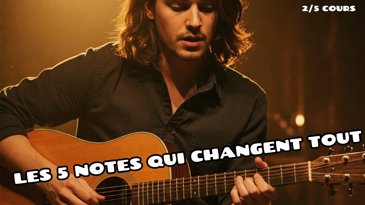 Improvisation facile : Dompte le manche avec la penta Am centrale.