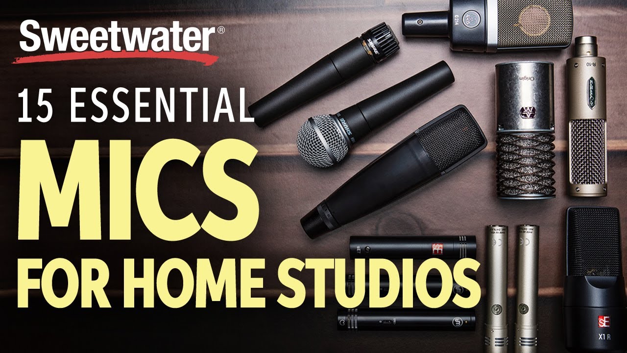 15 Essential Mics for Home Studios