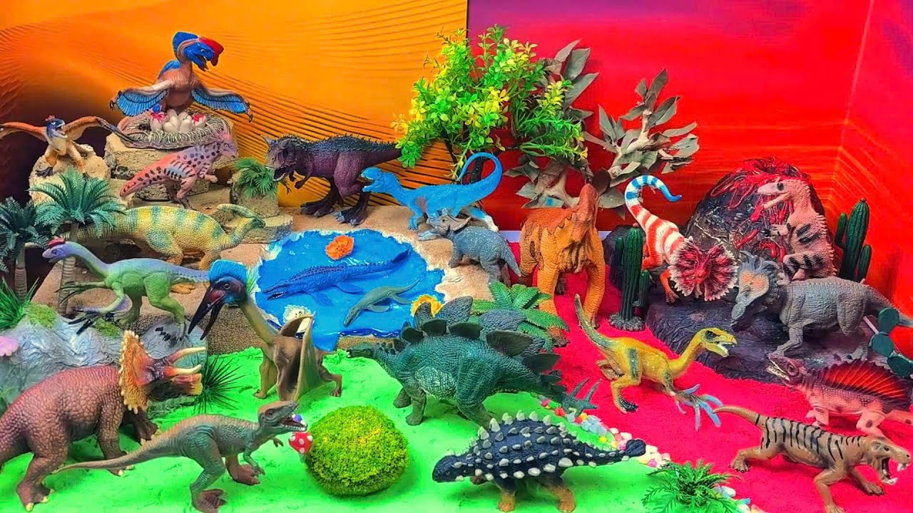 Динозавры удивляют повсюду! 🦖🎉 | Исследуйте красочный мир динозавров
