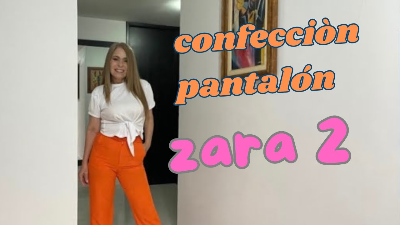 Omaira tv-DIY haz pantalón 👖 de ZARA 2-aprende modistería en un solo vistazo #omairatv