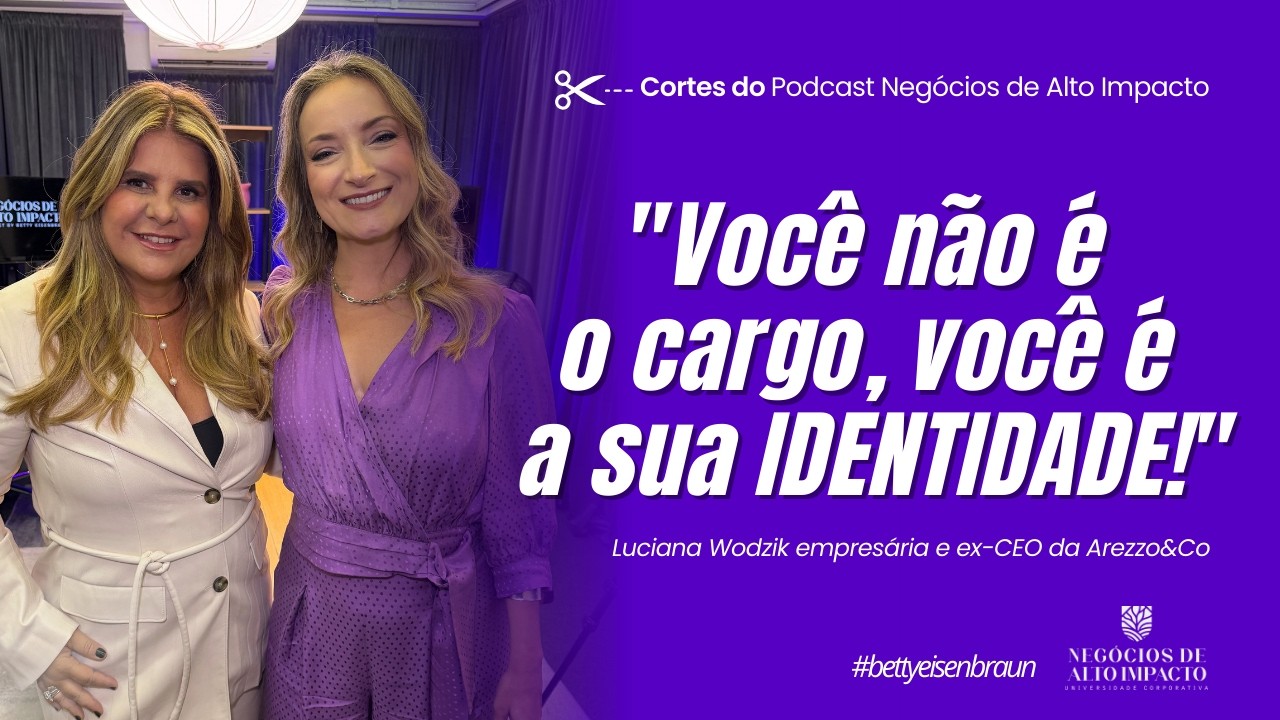 Você não é o cargo, você é a sua identidade!