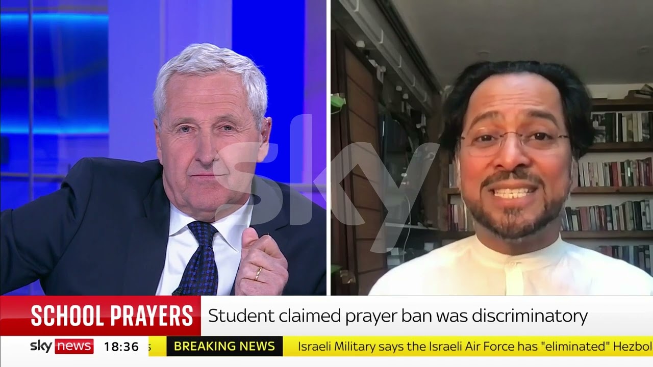 Mark Austin from Sky Speaks to Imam Ajmal Masroor about Michaela School banning prayers