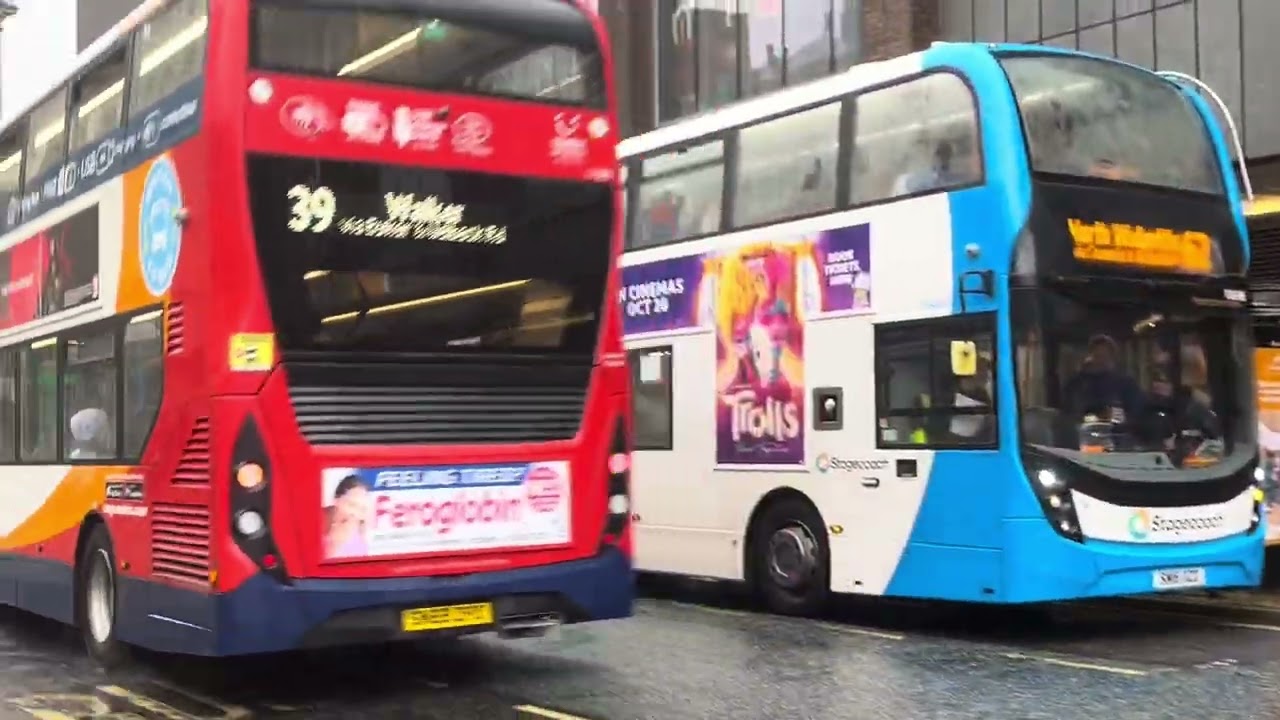 Buses at Newcastle Pilgram Street & Blackett street