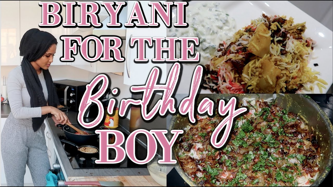 A DAY IN MY LIFE- COOKING BIRYANI FOR MY HUSBANDS LOCKDOWN BIRTHDAY AT HOME! #withme