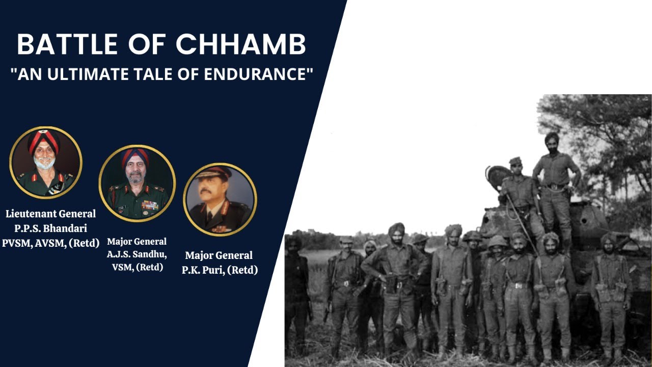 Monthly 1971 War Webinar Series on - THE BATTLE OF CHHAMB-“An Ultimate Tale of Endurance'' by SISDSS