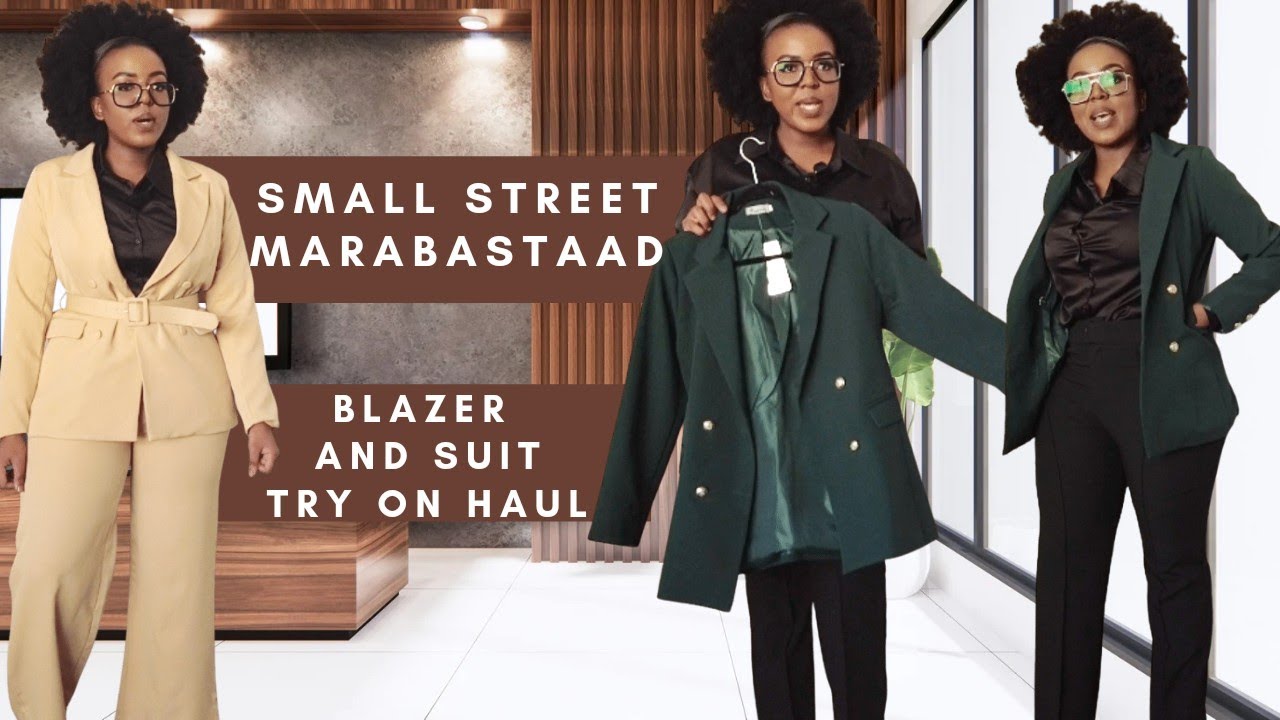 Small street/ Marabastaad blazers and suit try on haul